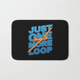 Just One More Loop Glider Bath Mat