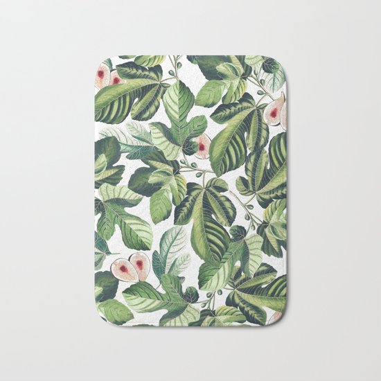 Fig Garden #society6 #decor #buyart Bath Mat
