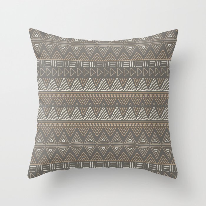 African Mud Cloth Throw Pillow By Helloalio Society6