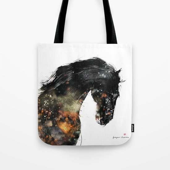 Horse portrait (Distant Galaxy) Tote Bag