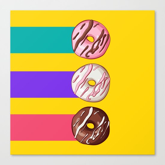 Donut Canvas Print
