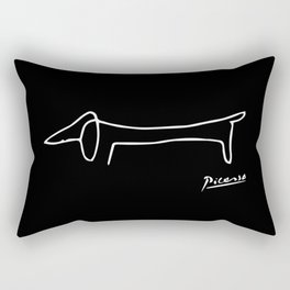 Pablo Picasso Dog (Lump) Artwork Shirt, Sketch Reproduction Rectangular Pillow
