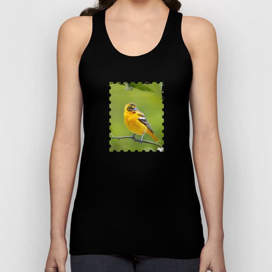 Baltimore Oriole Bird Unisex Tank Top