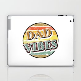 Dad vibes retro sunset Fathersday 2022 gift Laptop Skin