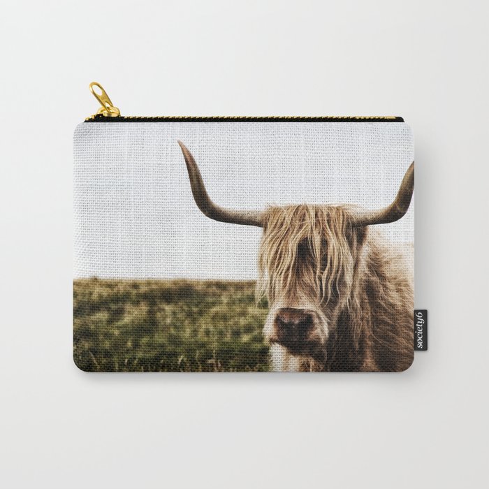 Highland Cow - color Carry-All Pouch