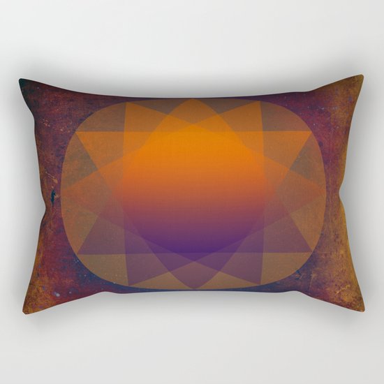 Merkaba, Abstract Geometric Shapes Rectangular Pillow
