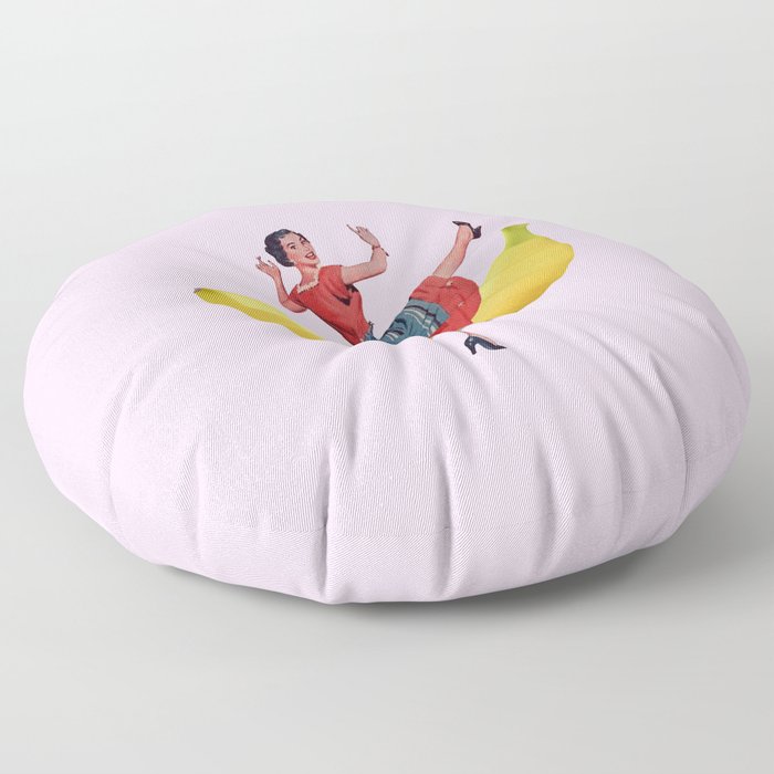 banana split Floor Pillow