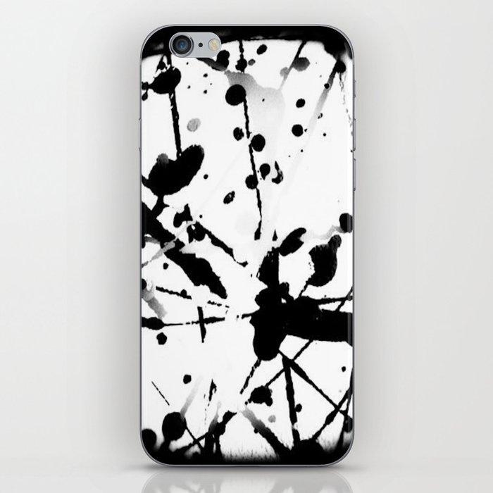 paint splatter 2 iPhone Skin