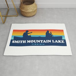 Smith Mountain Lake Virginia Canoe Area & Throw Rug