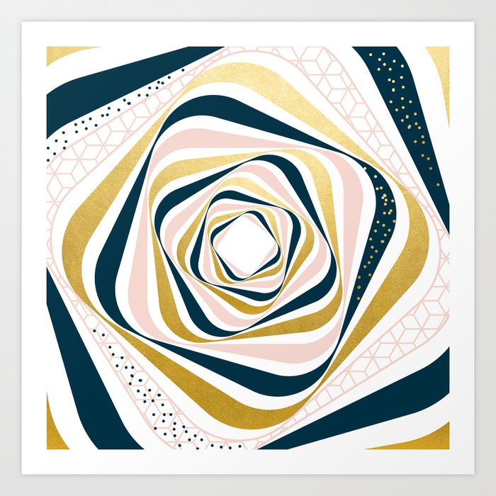 Swirly Vision #society6 #decor #buyart Art Print by 83oranges | Society6