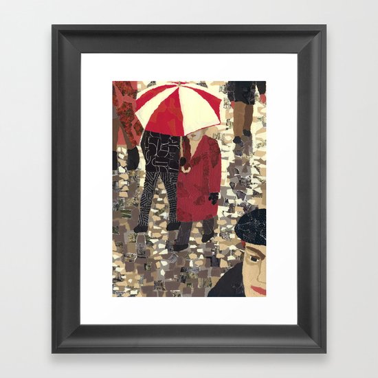 Bad weather (Mauvais temps) Framed Art Print