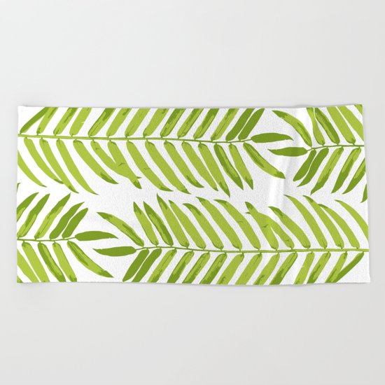 Leaves 2 Beach Towel