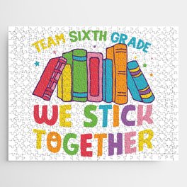 Team Sixth Grade We Stick Together Jigsaw Puzzle