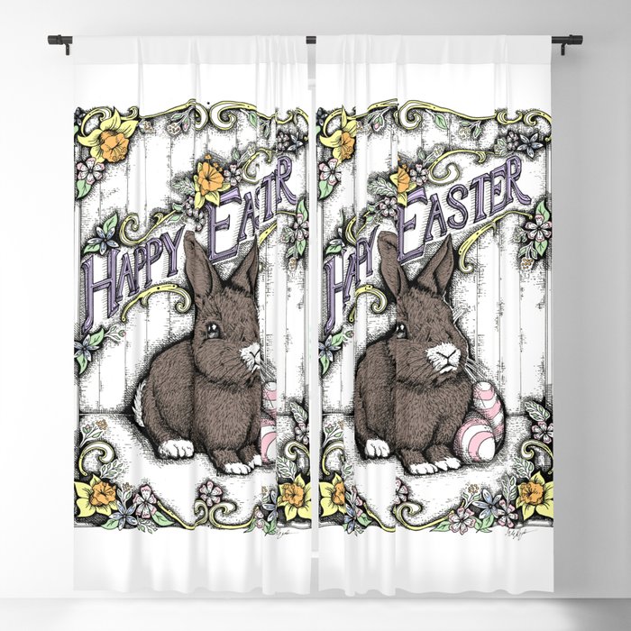 Sapphorica Creations- Henry the Bunny Blackout Curtain