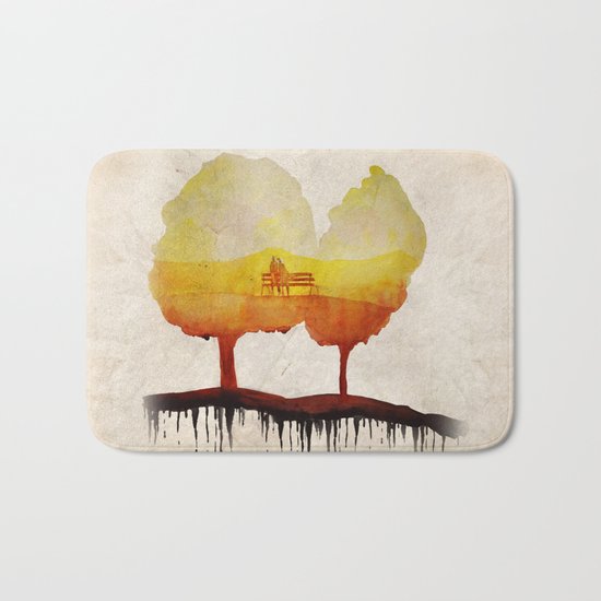 Trees of life Bath Mat