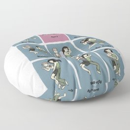 The Kama Sutra of Sleeping for Couples Part 2 Floor Pillow