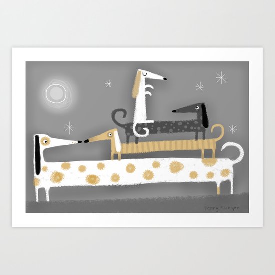 WIENER STACK Art Print