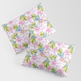 Spring watercolor pattern Pillow Sham