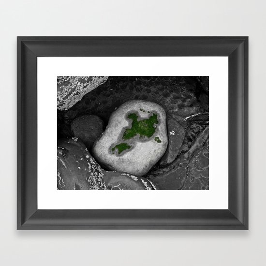 Map Of Another World Framed Art Print