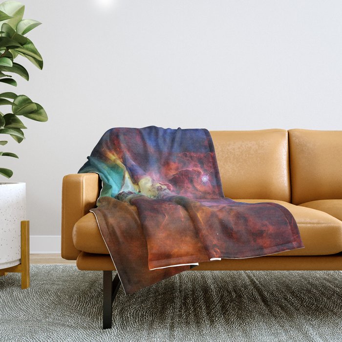 Lagoon Nebula Throw Blanket