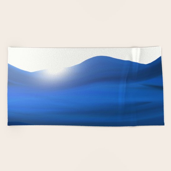 blue Beach Towel