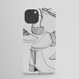 Character Shoes (Linework) iPhone Case