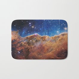 Carina Nebula Star-Forming Region (James Webb Space Telescope) Bath Mat | Cosmic, Nasa, Galaxy, Photo, Universe, Nebula, Jwst, Cosmos, Space, Stars 