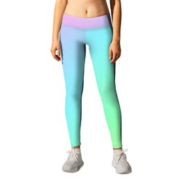 Pastel Rainbow Leggings | Pastel, Diagonal, Digital, Purple, Pastelgoth, Springpattern, Yelllow, Rainbow, Pastelrainbow, Pink 