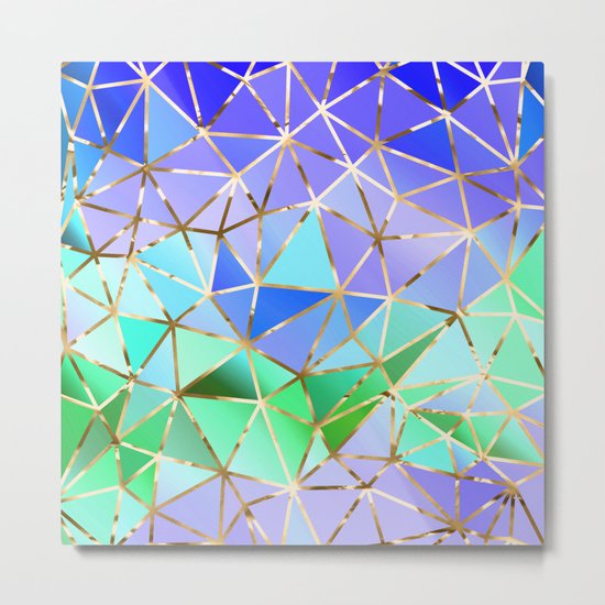 Rainbow Geometric pattern #3 Metal Print