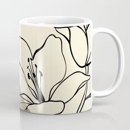 leaves mininmal line art Coffee Mug