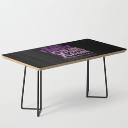 Family Fights Alone Pancreatic Cancer Awareness Coffee Table