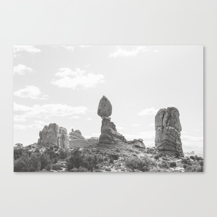 Balanced Rock - Arches National Park Photography Canvas Print