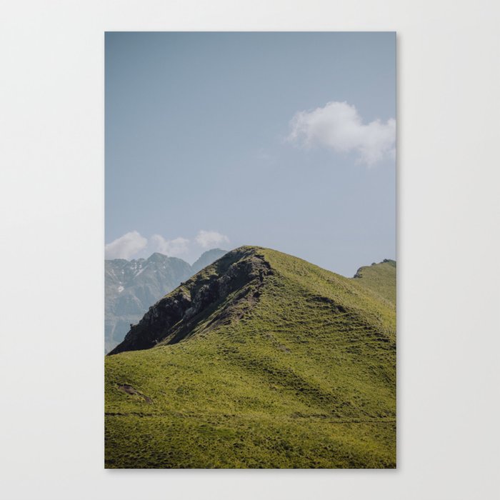 Green mountains | Travel Photography | Photo art print Canvas Print
