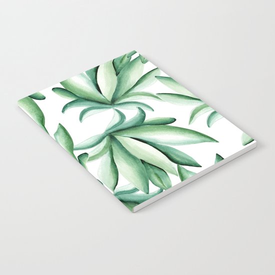 Green leaves Notebook