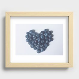 Blueberry Love Recessed Framed Print