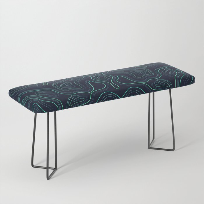 topographic background Bench