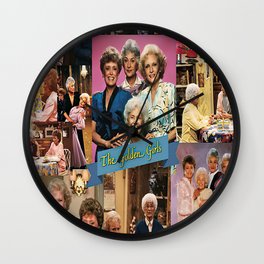 The Golden Girls Collage Photo Wall Clock