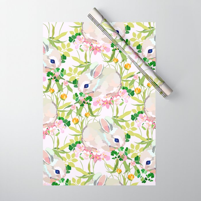 springtime bunny Wrapping Paper