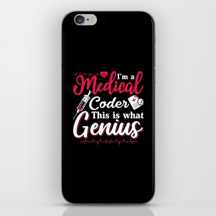 I'm A Medical Coder This Genius Coding Programmer iPhone Skin