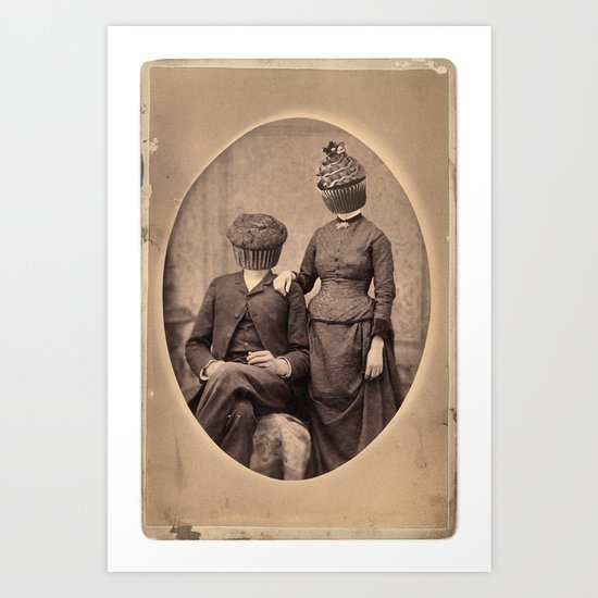 Vintage Muff Diving Art Print