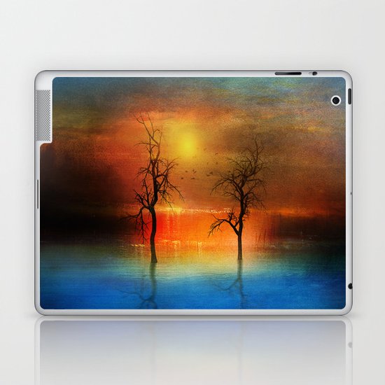 waterfall of light Laptop & iPad Skin