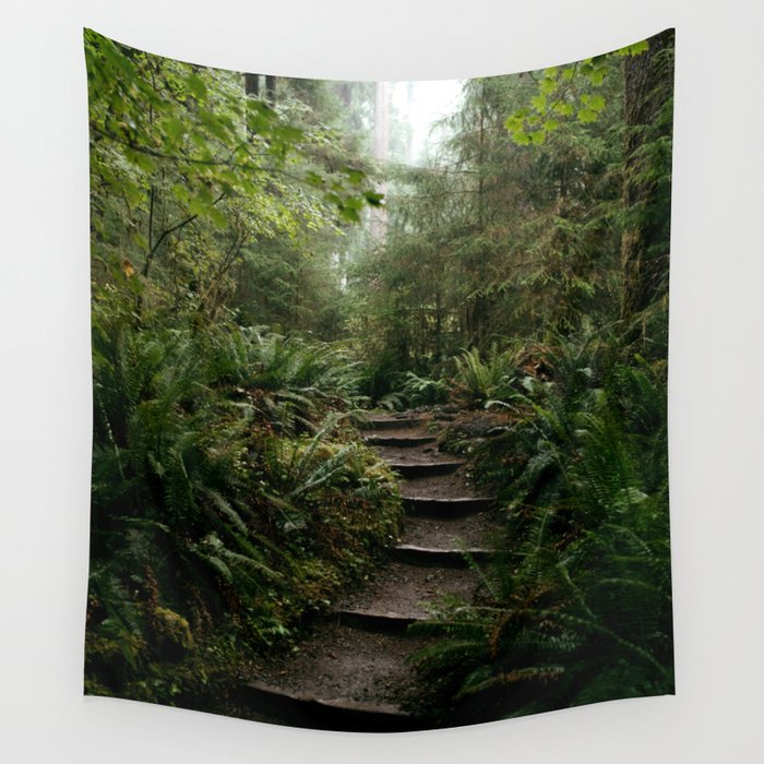 Hoh Rainforest Trail Wall Tapestry