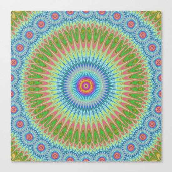 Starry mandala Canvas Print