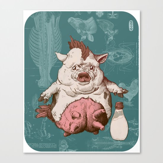Entrée Canvas Print