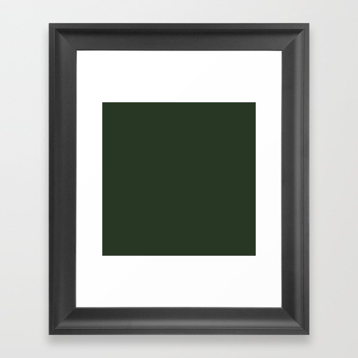 Underworld Green Framed Art Print