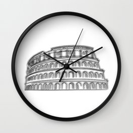 Rome Colosseum  Wall Clock