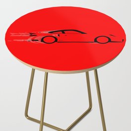Fast Red Car Side Table