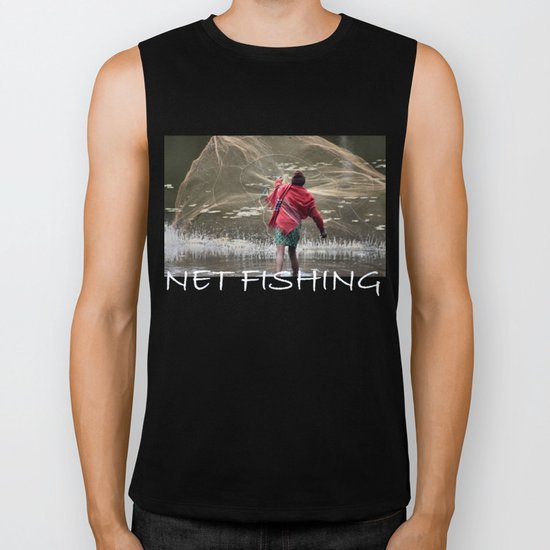 Net Fishing Biker Tank