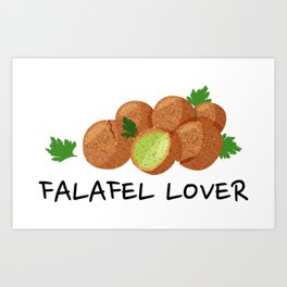 Falafel lover design Art Print