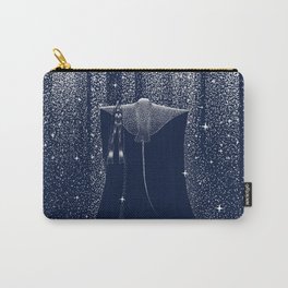Star Collector And Diver Ver 2.0 Carry-All Pouch | Fish, Painting, Sea, Watersport, Digital, Mantaray, Sealife, Peaceful, Space, Stars 